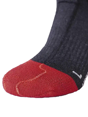 Носки с обогревательным элементом LENZ Heat Sock 5.1 Toe Cap Regular Fit Anthracite/Red