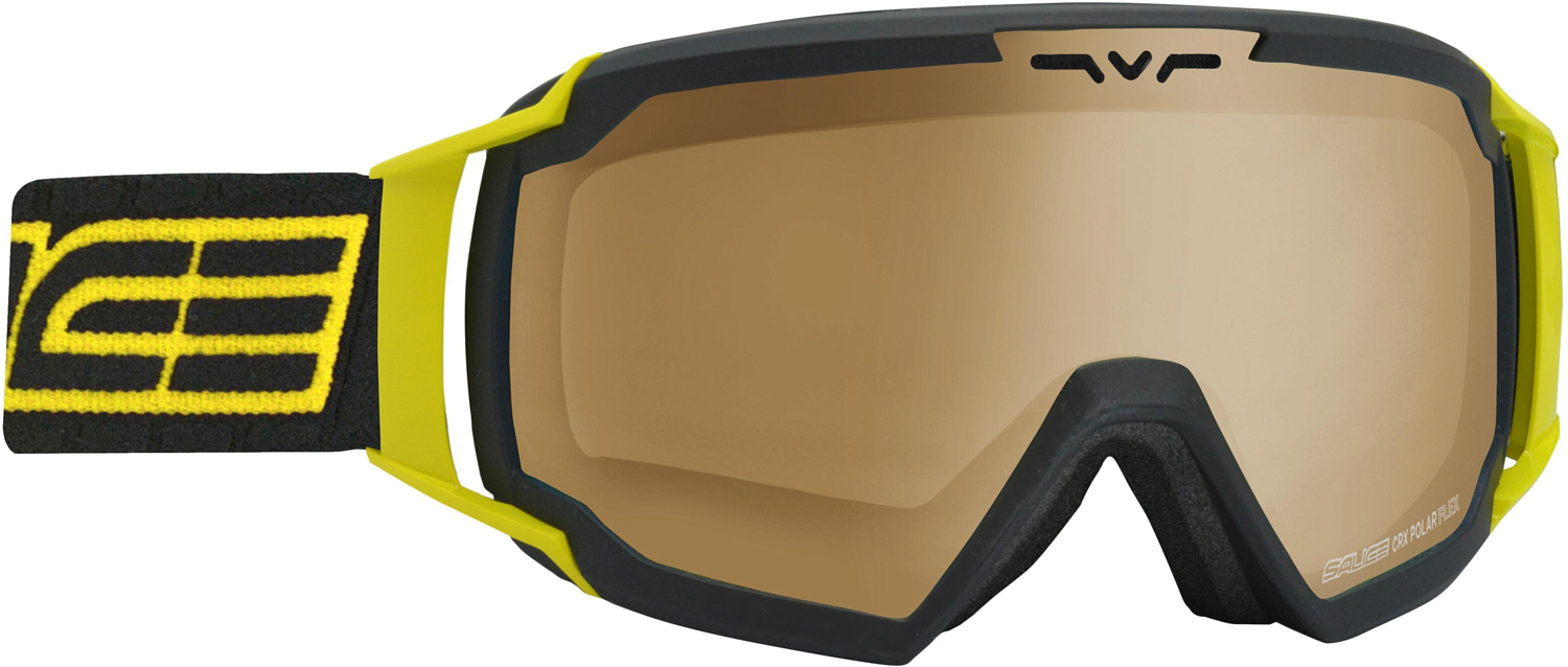 Очки горнолыжные Salice 618DACRXPF Black/Yellow CRX Polarized