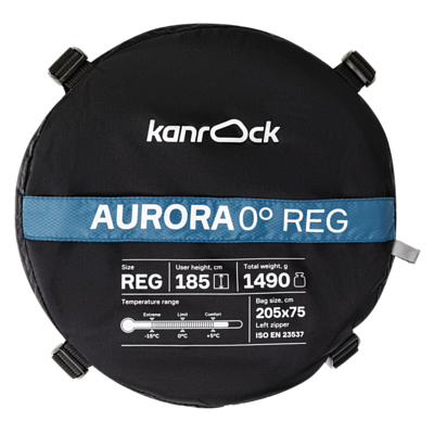 Спальник Kanrock Aurora 0 Regular Blue