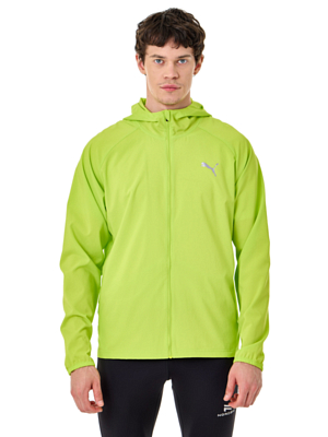 Куртка беговая Puma Favorite Hooded Lime Pow