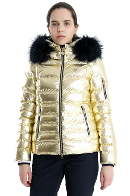 Куртка горнолыжная Sportalm Kyla Metallic m K+P Fur Gold