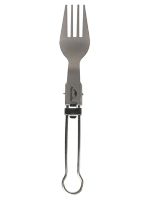 Вилка Naturehike Titanium Alloy Outdoor Travel Folding Tableware Fork Titanium