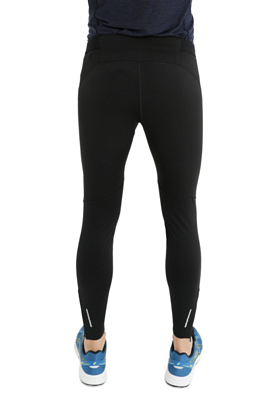 Тайтсы беговые трик муж Asics Lite-Show Winter Tight Performance Black