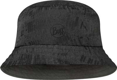 Панама Buff Travel Bucket Hat Gline Black-Grey