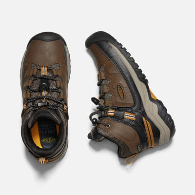 Ботинки детские Keen Targhee Mid Wp Dark Earth/Golden Brown