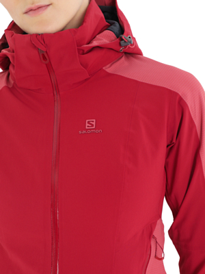 Куртка горнолыжная SALOMON Brilliant Jkt W Rio Red/Garnet Ro