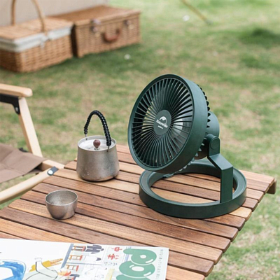 Вентилятор Naturehike Outdoor Lighting Electric Fan Forest Green