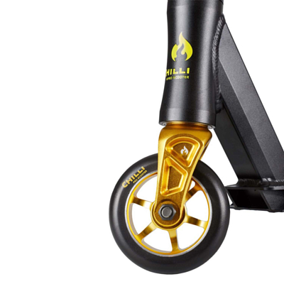 Самокат трюковой Chilli Pro Scooter 3000 Black/Gold