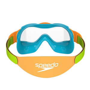 Полумаска для плавания Speedo Biofuse Mask Голубой/Зеленый