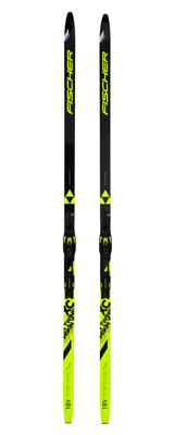 Беговые лыжи с креплениями FISCHER Twin Skin Sport EF Yellow Mounted