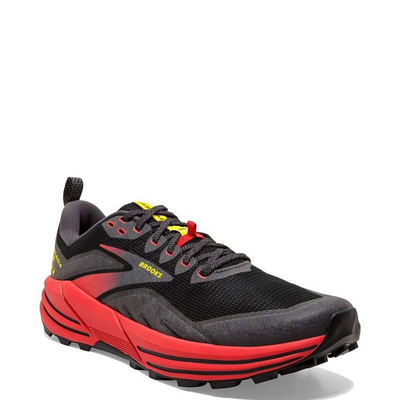 Кроссовки BROOKS Cascadia 16 Black/Fiery Red/Blazing Yellow