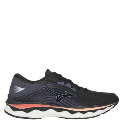 Mizuno Wave Sky 6 Blk Quicksilver HotCoral 9990