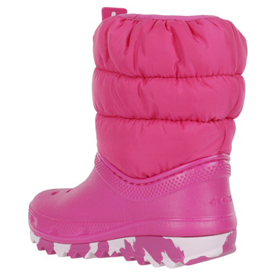 Сапоги детские Crocs Classic Neo Puff Boot T Candy Pink