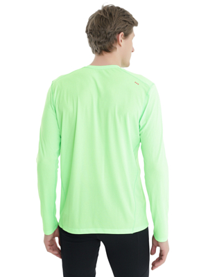 Футболка с длинным рукавом Saucony Stopwatch Long Sleeve Vizi Slime