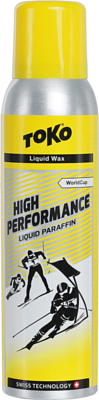 Безфтористый парафин скольжения жидкий TOKO 2021-22 High Performance Liquid Paraffin 125 ml Yellow