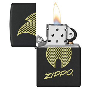 Зажигалка Zippo латунь сталь Black Matte