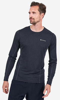 Футболка с длинным рукавом для активного отдыха Montane Dart Long Sleeve T-Shirt Black