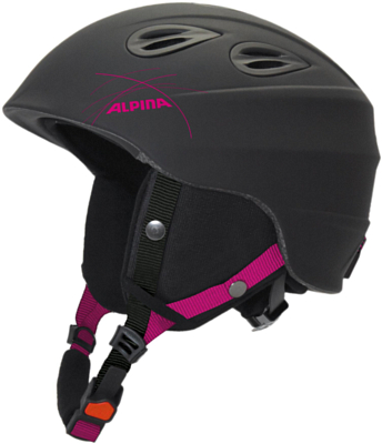 Зимний Шлем Alpina 2020-21 Junta 2.0 Б Black/Pink Matt