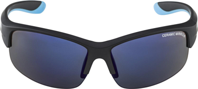 Очки солнцезащитные ALPINA Flexxy Youth Hr Black Blue Matt/Blue Mirror Cat.3