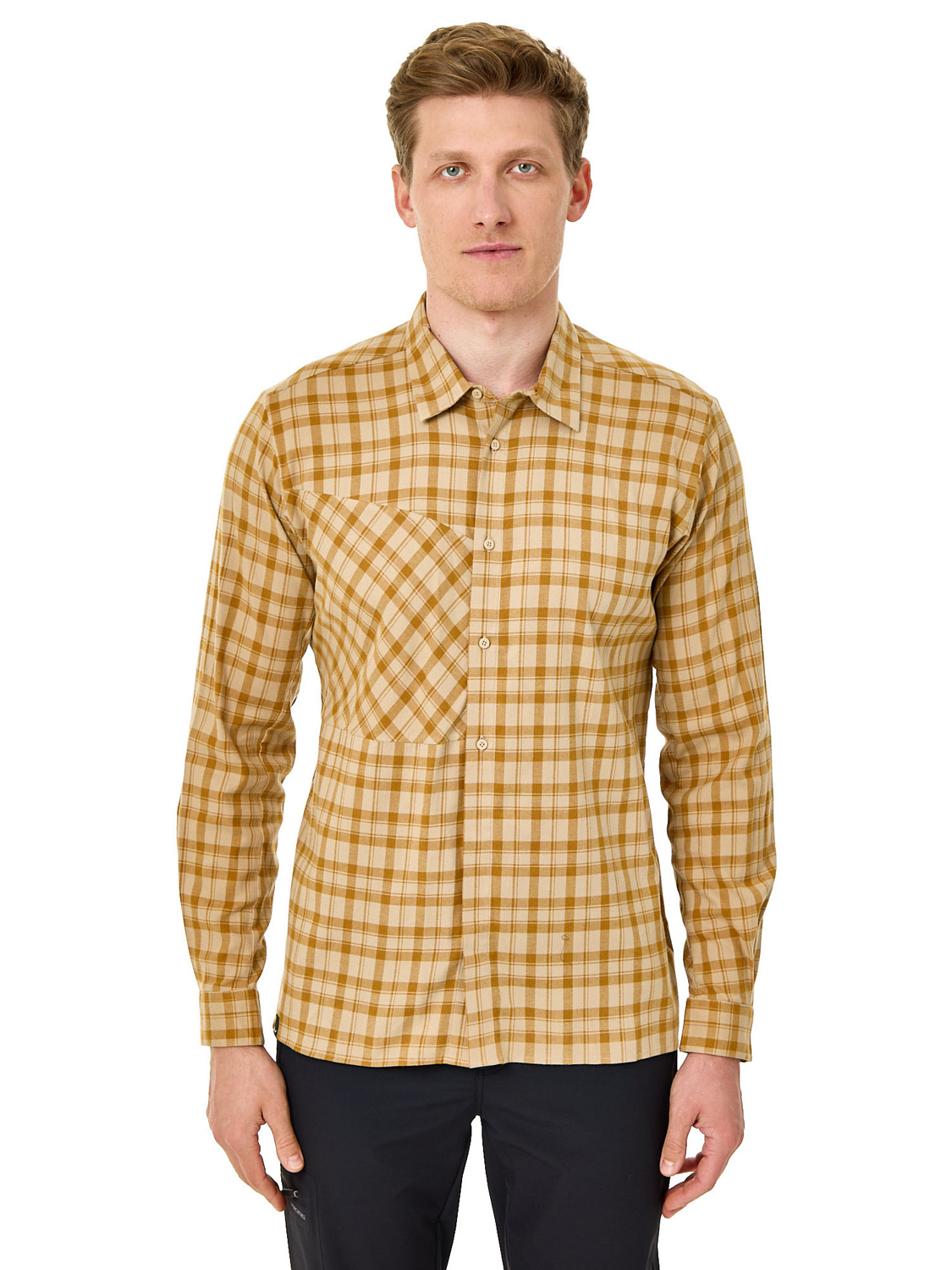 Рубашка Salewa Fanes Flannel 5Pl M Quicksand/Golden Brown