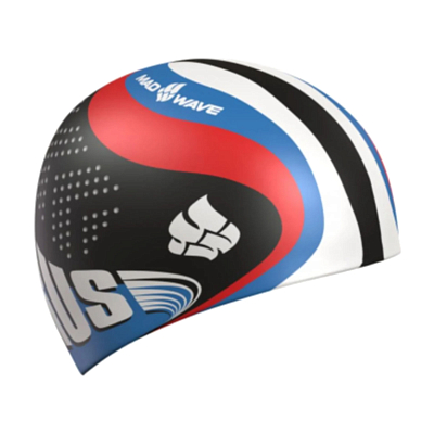 Шапочка для плавания MAD WAVE Racing Silicone Black