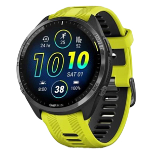 Часы Garmin Forerunner 965 47мм Черный/Серый/Желтый