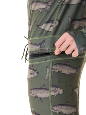 Комбинезон AIRBLASTER Classic Ninja Suit Olive Fish