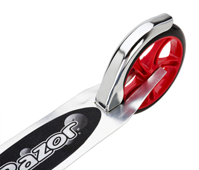 Самокат Razor A5 Lux Серебристо-красный