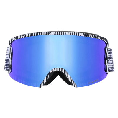 Маска горнолыжная Volcom Garden Jamie Lynn Blue Chrome Lens/Yellow Bonus Lens