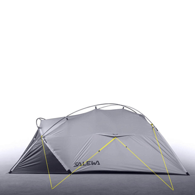 Палатка Salewa Litetrek Pro II Tent Lightgrey/Mango