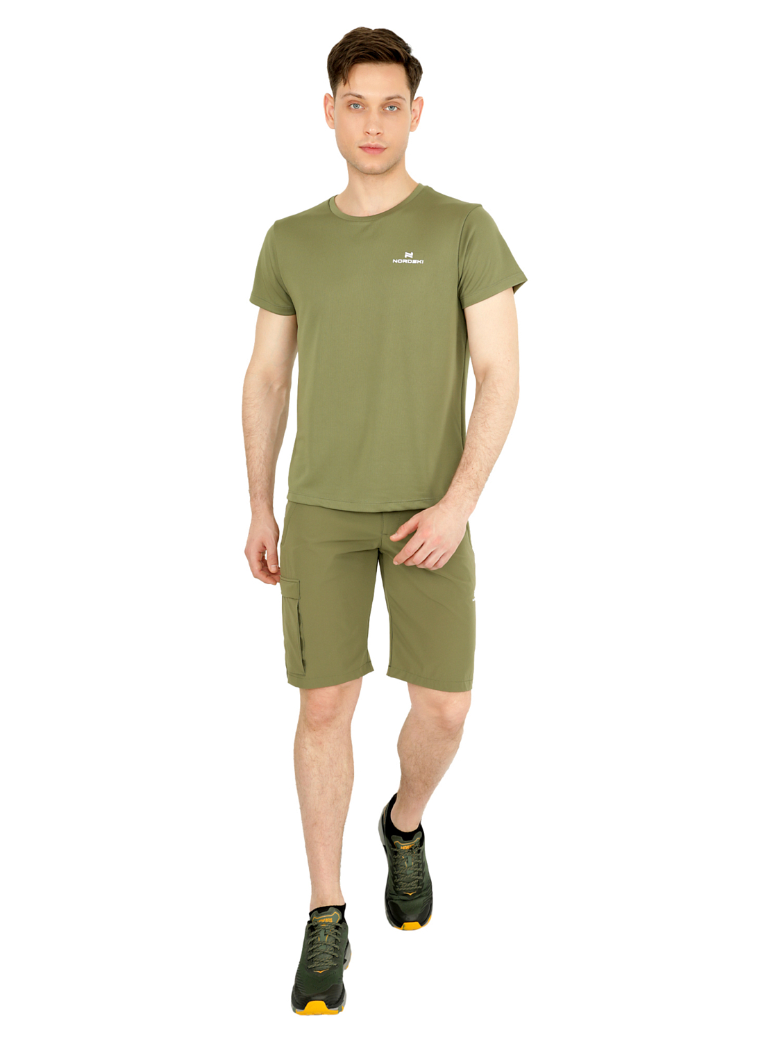 Футболка беговая Nordski Run Olive