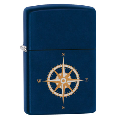 Зажигалка Zippo латунь сталь Navy Matte