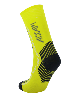 Носки Accapi X-Country Light Crew Yellow Fluo/Black