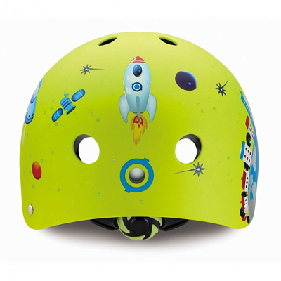 Велошлем Globber Printed Helmet Junior зеленый