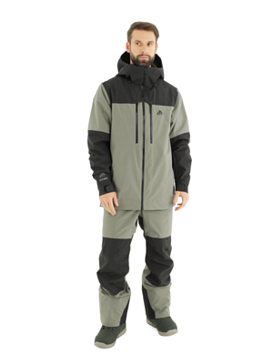 Куртка сноубордическая Jones Mountain Surf Parka Herb Green