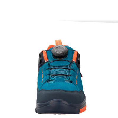 Ботинки детские Trollkids Kids Gjende Hiker Low Atlantic Blue/Dark Navy/Glow Orange