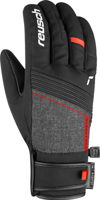 Перчатки REUSCH Luca R-TEX XT Blck/Blck Melang/Fire Red