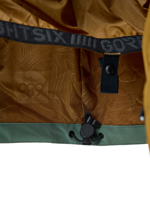 Куртка сноубордическая 686 Gore-Tex Core Cypress Green/Colorblock