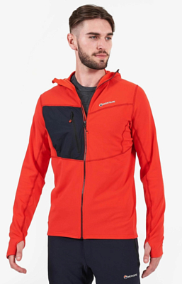 Толстовка для активного отдыха Montane Alpine Raid Hoodie Firefly Orange