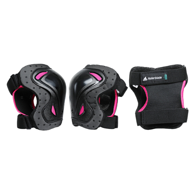 Защита для роликов (3 элемента) Rollerblade Skate Gear W 3 Pack Black/Raspberry