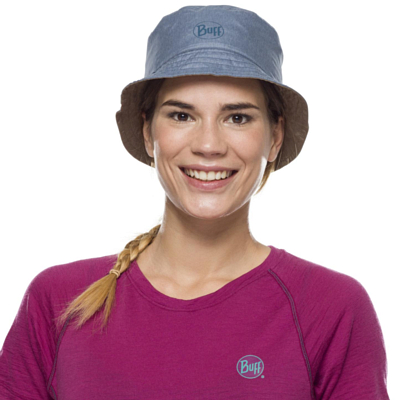 Панама Buff Travel Bucket Hat Zadok Blue-Olive