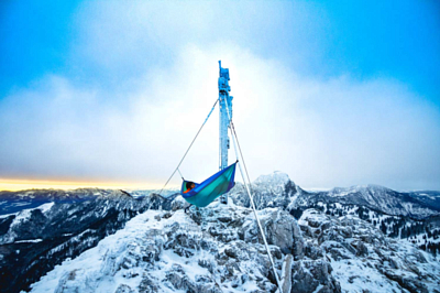 Гамак Amazonas Ultralight Adventure Hammock Ice-Blue