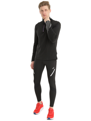 Тайтсы беговые трик муж Asics Lite-Show Tight Performance Black