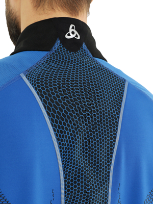 Куртка беговая ODLO Jacket FREQUENCY Olympia Blue/Black