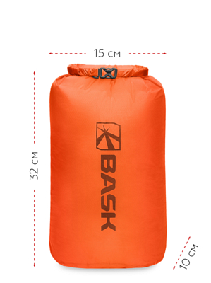 Гермомешок BASK Dry Bag Light 3 Оранжевый