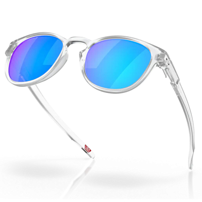 Oakley Latch Matte Clear Prizm Sapphire Iridium Polarized