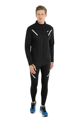 Тайтсы беговые трик муж Asics Lite-Show Winter Tight Performance Black