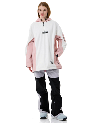 Куртка-анорак сноубордическая ROMP Fleece Anorak W Pink