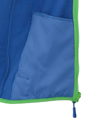 Джемпер детский Trollkids Oppdal XT Medium Blue/Bright Green