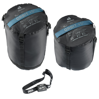 Спальник Deuter Orbit +5° EL Right Atlantic-Ink